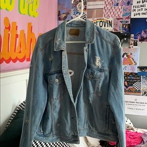 Distressed Jean Jacket